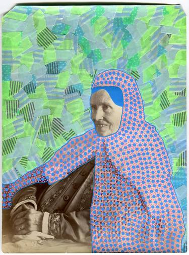 Original Abstract Women Collage by Naomi Vona