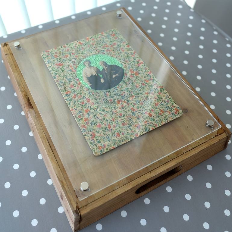 Original Abstract Nature Collage by Naomi Vona