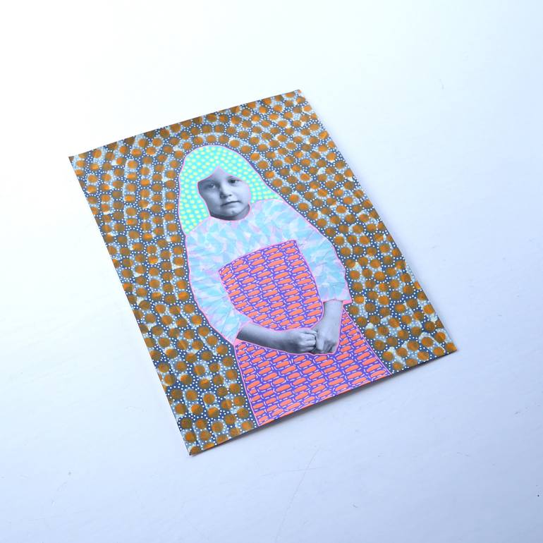 Original Dada Fantasy Collage by Naomi Vona