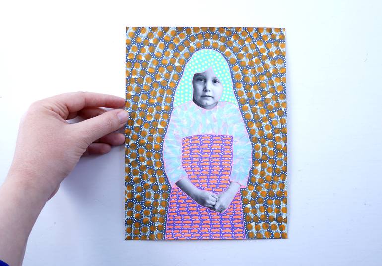 Original Dada Fantasy Collage by Naomi Vona