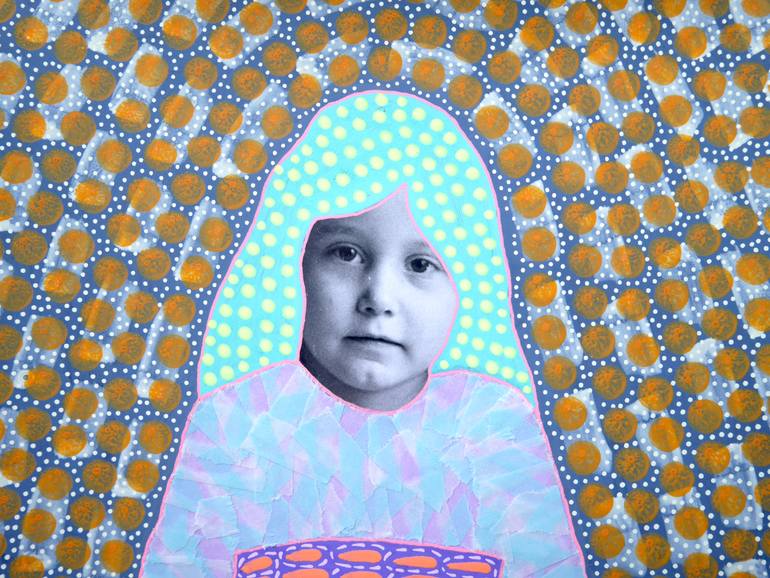Original Dada Fantasy Collage by Naomi Vona