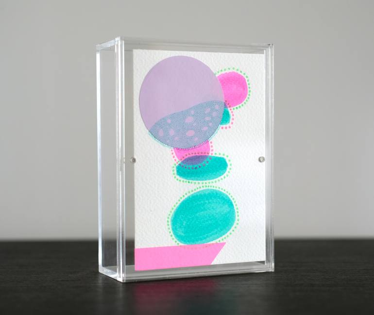 Original Illustration Abstract Collage by Naomi Vona