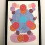 Framed, frontal view.