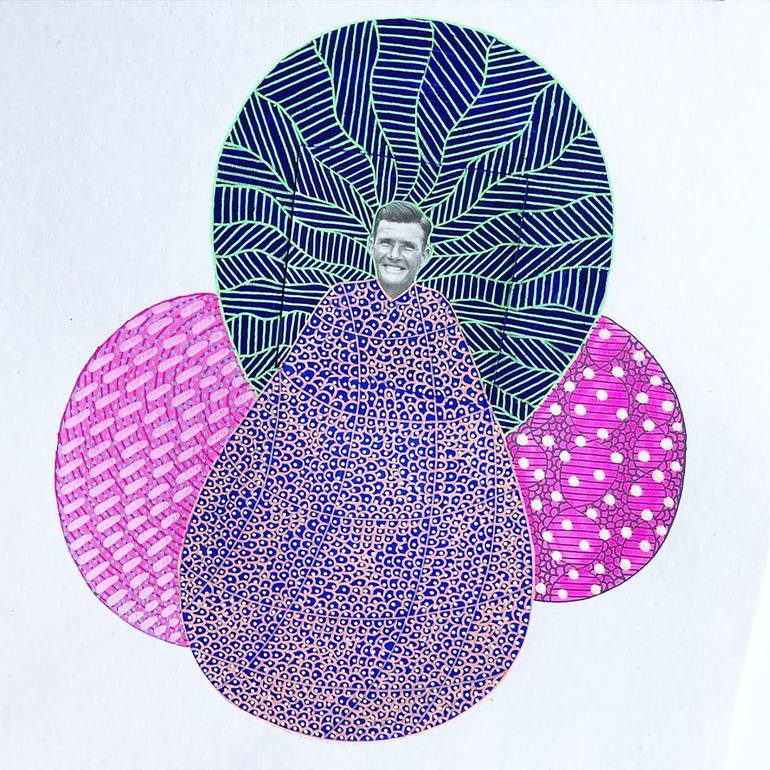Original Abstract Other Collage by Naomi Vona