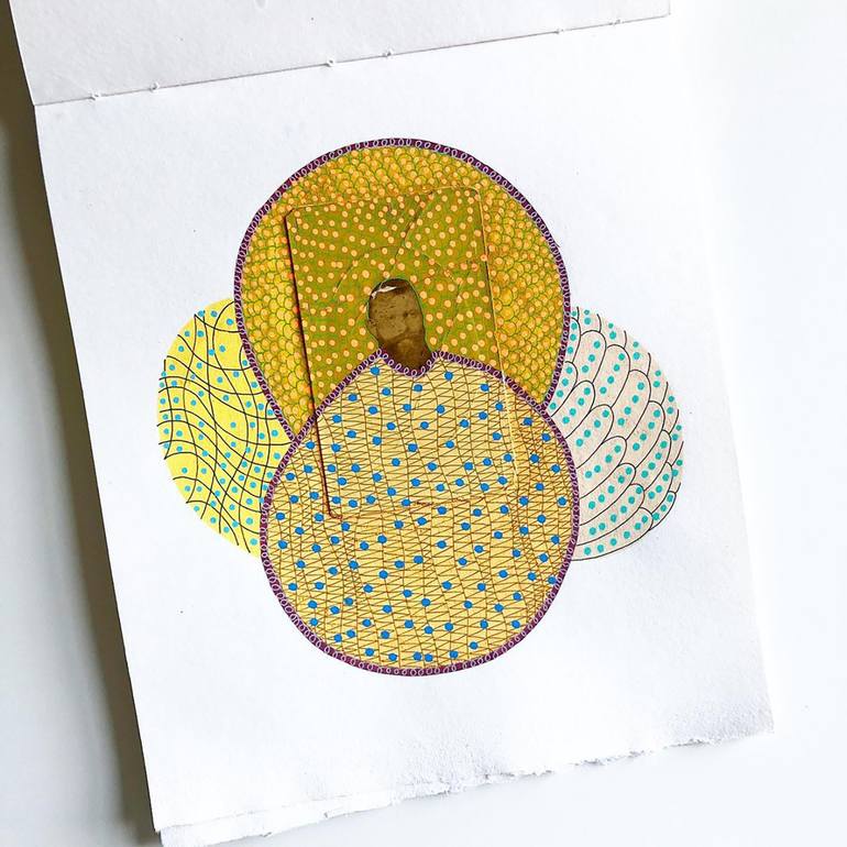 Original Abstract People Collage by Naomi Vona
