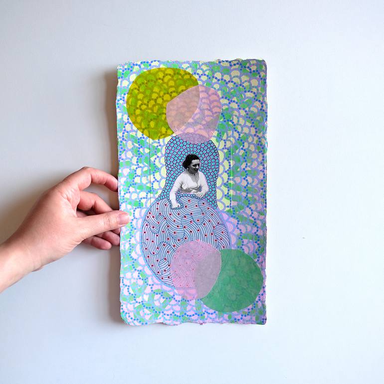 Original Figurative Abstract Collage by Naomi Vona