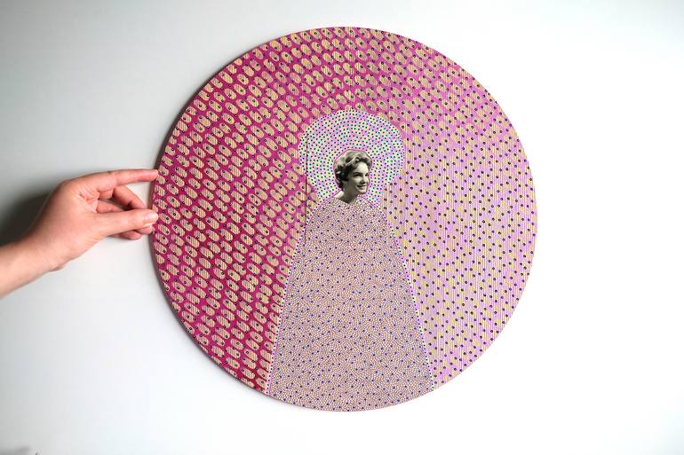 Original Abstract Women Collage by Naomi Vona
