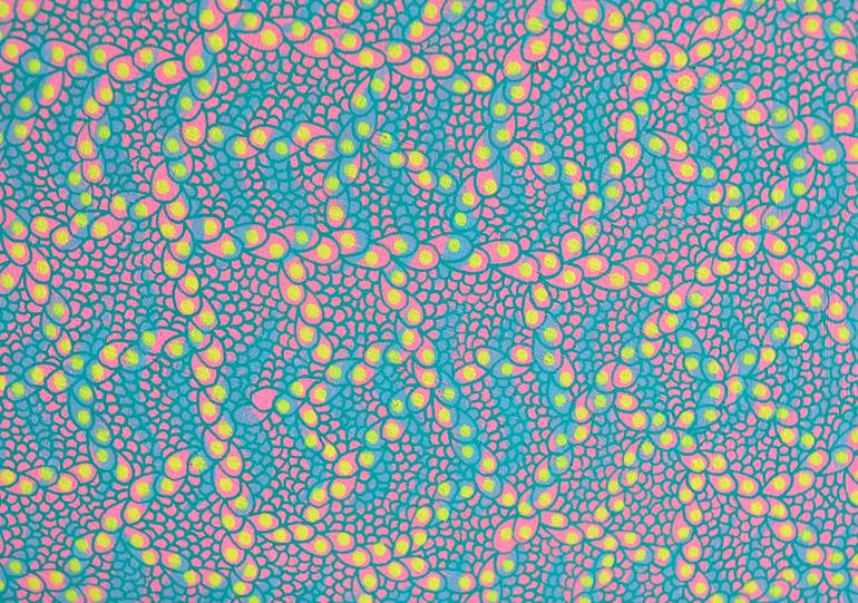 Original Abstract Outer Space Collage by Naomi Vona