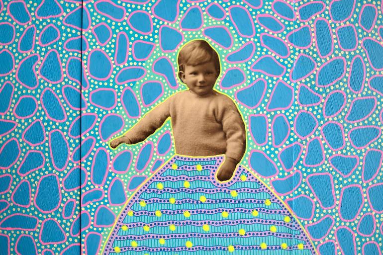Original Kids Collage by Naomi Vona