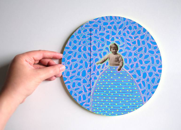 Original Abstract Other Collage by Naomi Vona