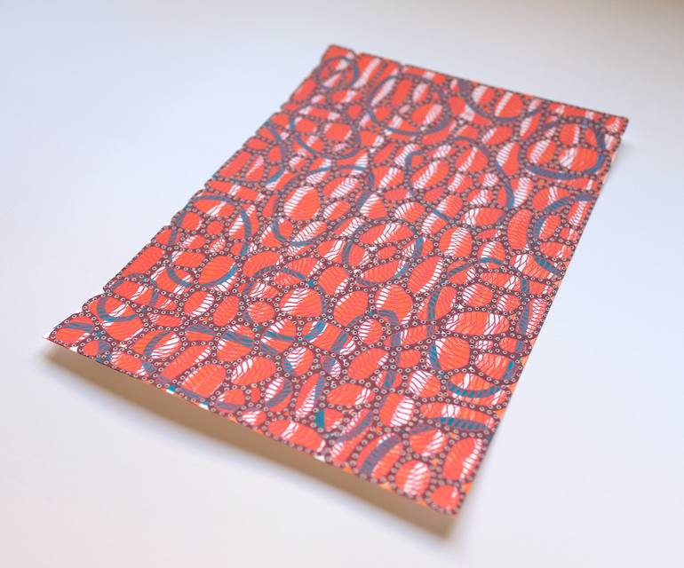 Original Abstract Drawing by Naomi Vona