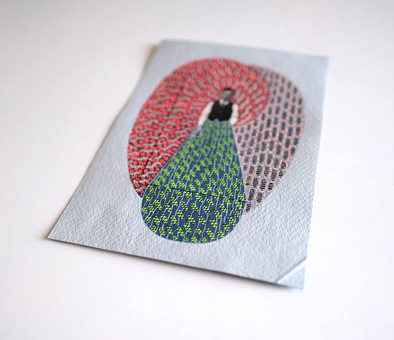 Original Portraiture Men Collage by Naomi Vona