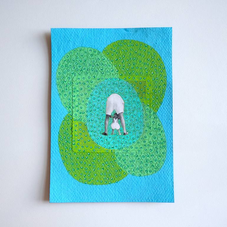 Original Abstract Family Collage by Naomi Vona