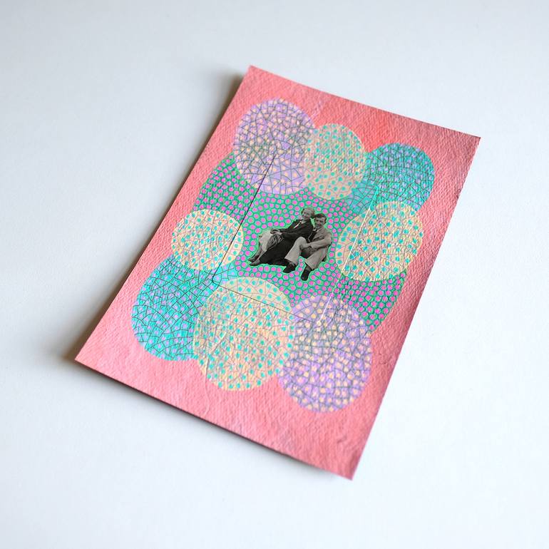 Original Abstract People Collage by Naomi Vona