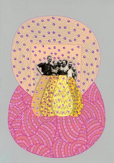 Print of Abstract People Collage by Naomi Vona