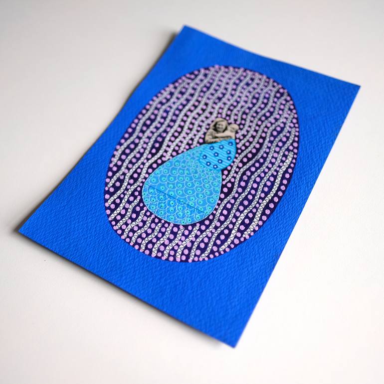 Original Abstract Family Collage by Naomi Vona