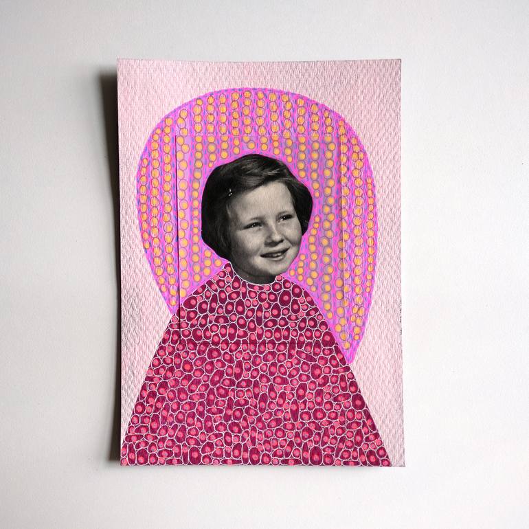 Original Abstract Kids Collage by Naomi Vona