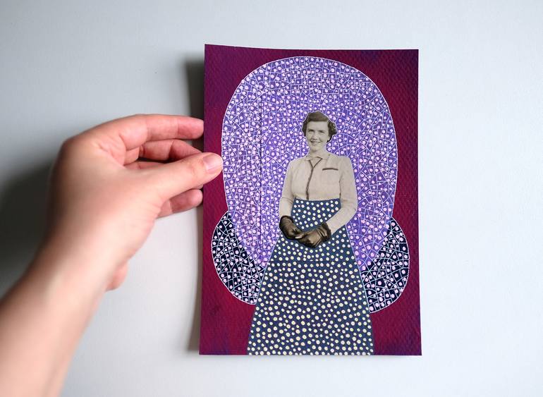 Original Abstract Women Collage by Naomi Vona