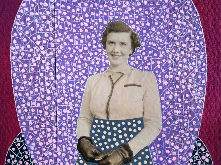 Original Abstract Women Collage by Naomi Vona