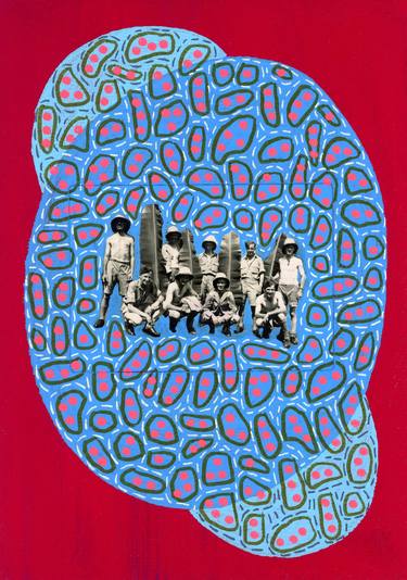 Print of Abstract People Collage by Naomi Vona