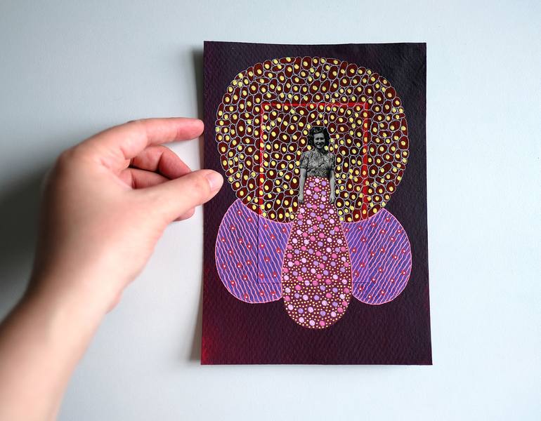 Original Abstract Women Collage by Naomi Vona