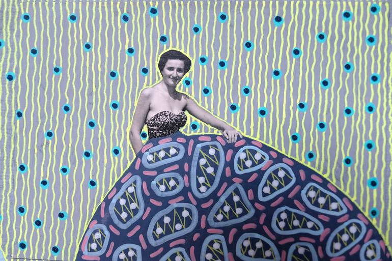 Original Abstract Women Collage by Naomi Vona