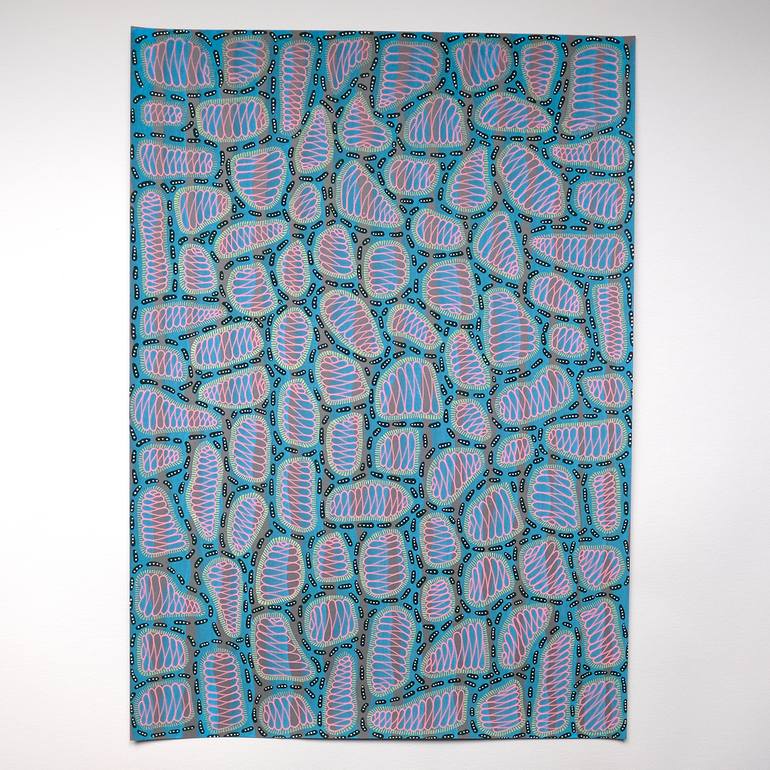 Original Abstract Drawing by Naomi Vona