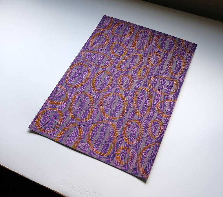 Original Abstract Drawing by Naomi Vona