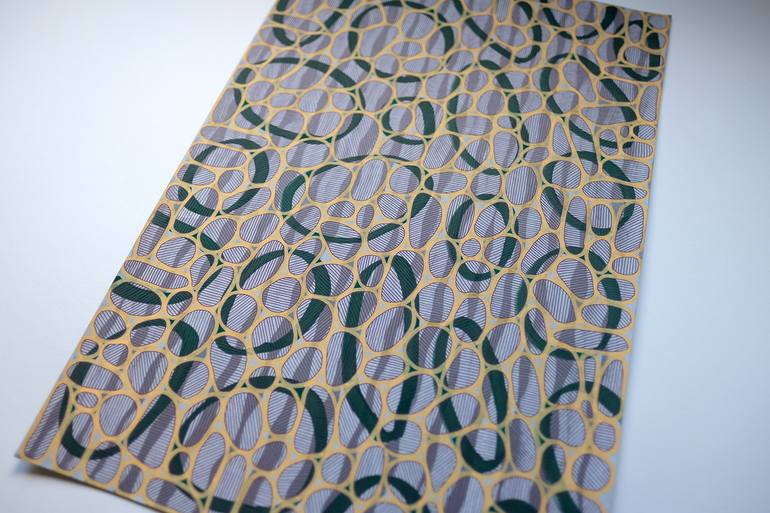 Original Abstract Drawing by Naomi Vona