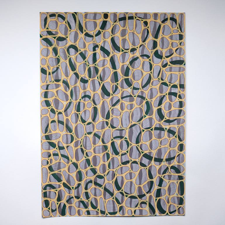 Original Abstract Drawing by Naomi Vona