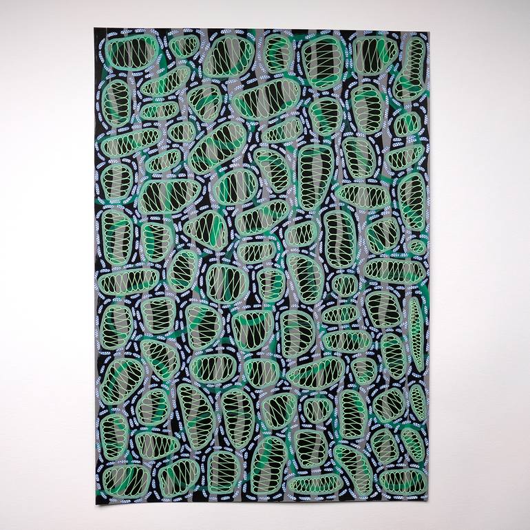 Original Abstract Drawing by Naomi Vona