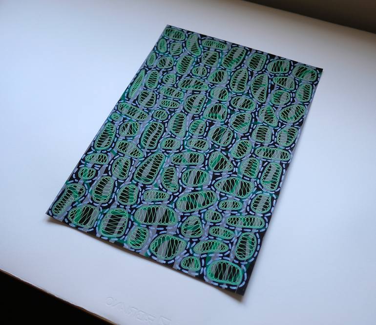 Original Abstract Drawing by Naomi Vona