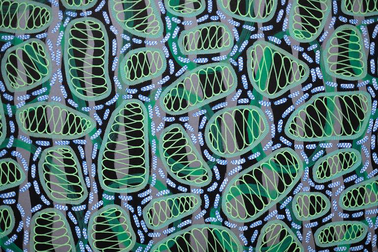 Original Abstract Drawing by Naomi Vona