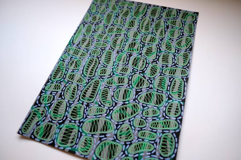 Original Abstract Drawing by Naomi Vona