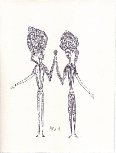 Print of Love Drawings by Alaia Parhizi