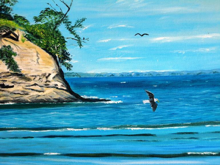 Original Realism Beach Painting by Brian Norton