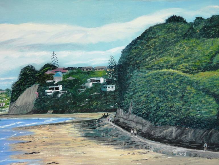 Original Realism Beach Painting by Brian Norton