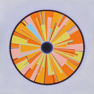 Original Abstract Geometric Painting by Jason Zahra
