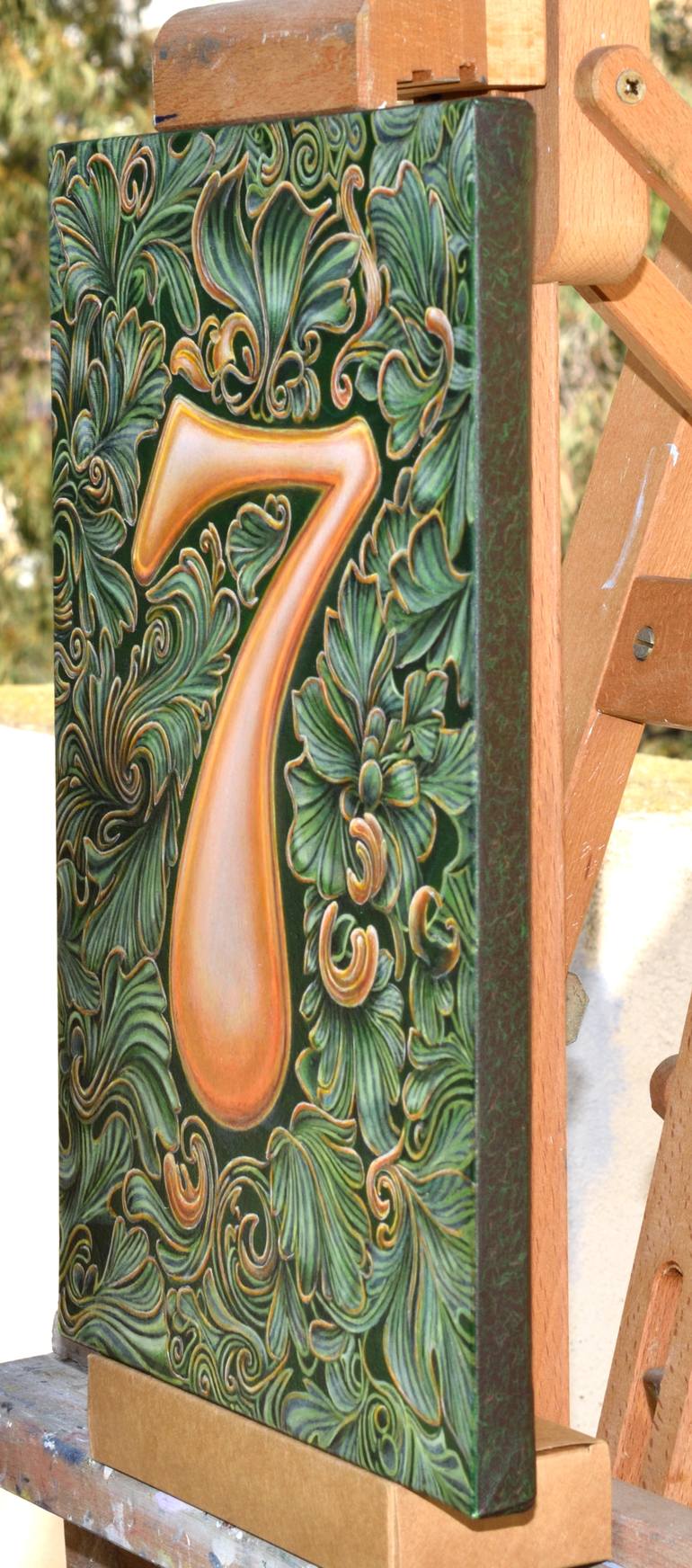 Original Classicism Typography Painting by Jason Zahra