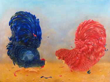 Print of Fine Art Animal Paintings by Jason Zahra