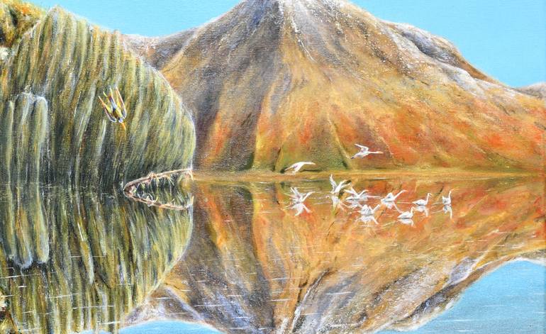 Original Conceptual Landscape Painting by Jason Zahra