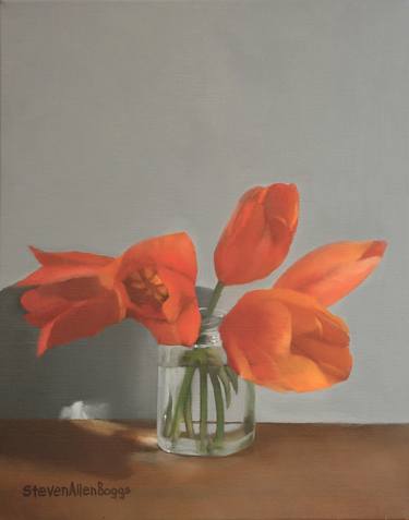 Original Realism Floral Paintings by Steven Allen Boggs