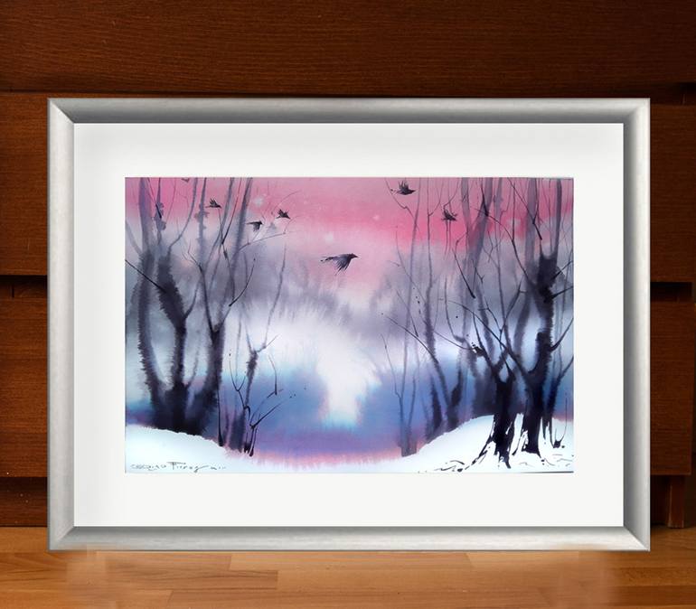 Original Fine Art Landscape Painting by Olga Flerova