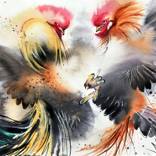 Two Heroes. Spring dance. by Olga Flerova