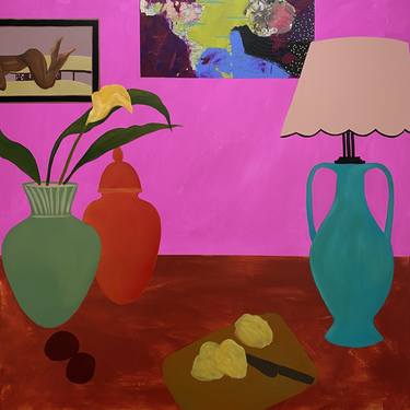 Original Figurative Still Life Paintings by Dawn Beckles