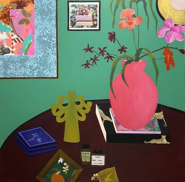 Original Figurative Still Life Paintings by Dawn Beckles
