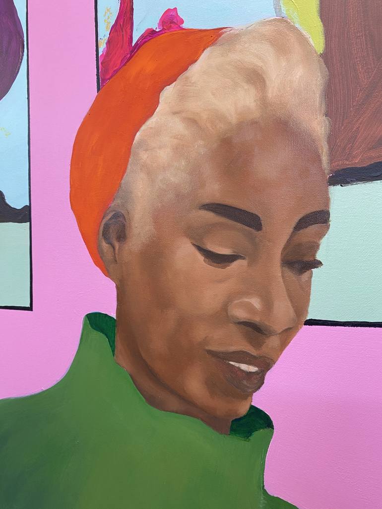 Original Figurative Portrait Painting by Dawn Beckles