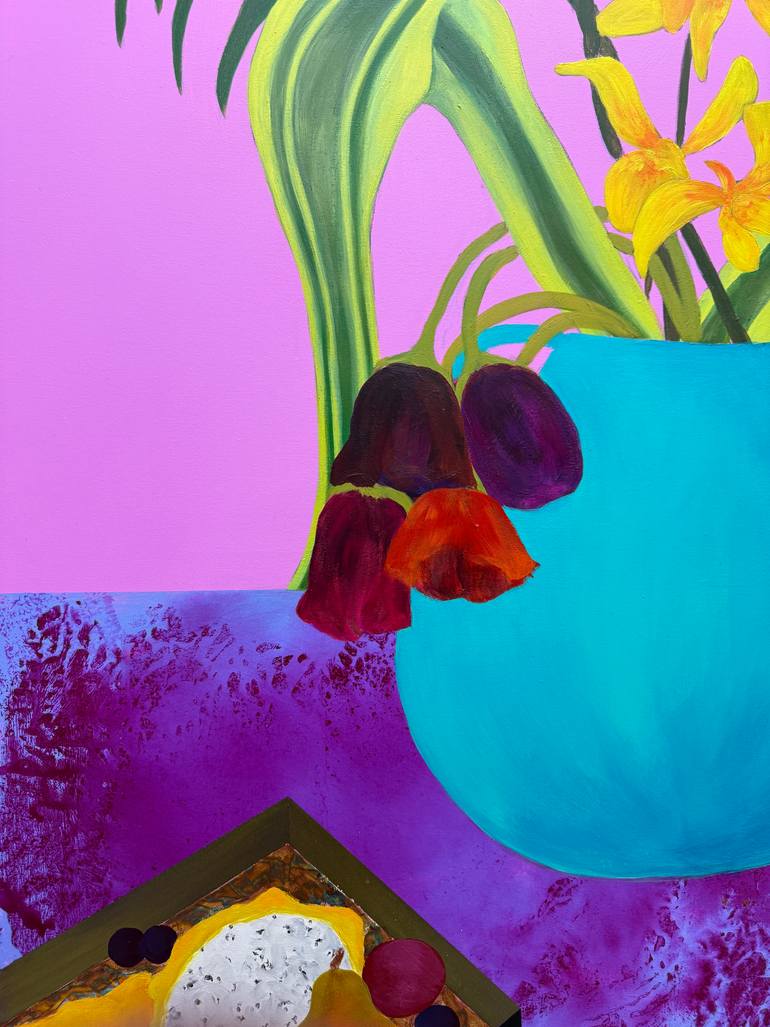 Original Impressionism Still Life Painting by Dawn Beckles