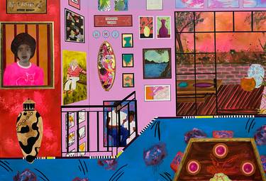 Original Documentary Interiors Paintings by Dawn Beckles