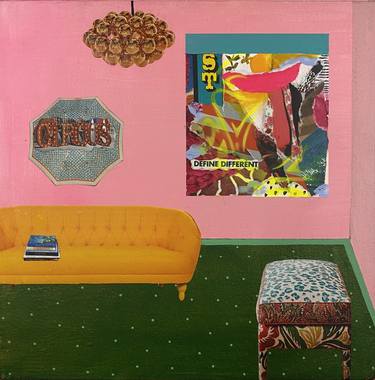 Original Conceptual Interiors Collage by Dawn Beckles